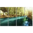 thumbnail image 2 of Beautiful Small River in Forest - Landscape Canvas Art Print, 2 of 3