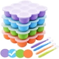 thumbnail image 1 of Egg Bites Molds for Instant Pot, Egg Bites Molds Fits Instant Pot Pressure Cooker, Reusable Freezer Tray and Storage Container with Lid, 1 of 5
