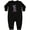 AB-Black, variant on Inktastic Scottie Dog in Plaid Baby Fleece Romper
