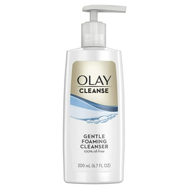 Olay Cleanse Gentle Clean Foaming Cleanser 100% Fragrance Free and Oil Free for Sensitive Skin 6.78 oz