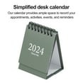 thumbnail image 3 of Twinkseal Family Friends Calendar 2024 Mini Desk Calendar Spiral Coil Page Turning Date Recording 12 Monthly Calendar for Planning Event Log Portable Simple, 3 of 8