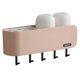 thumbnail image 1 of 1Pcs Wall Mounted Storage Rack For Kitchen And Bathroom Organization Features Hooks, 1 of 1