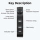 thumbnail image 5 of Motorcycle Handlebar Controller Bluetooth Wireless Media Controller Bike Handlebar Waterproof Media, 5 of 5