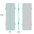 thumbnail image 5 of AKSPORT P10 Series Air Mat Tumble Track 10' Inflatable Gym Mat, Mint Green, 5 of 5