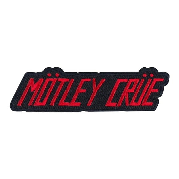 Parche con logo C&D Visionary Mtley Cre rojo negro