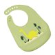 thumbnail image 2 of Silicone Baby Bib Waterproof Easily Clean Silicone Feeding Bib for Babies Girl and Boy Green Dinosaur, 2 of 4