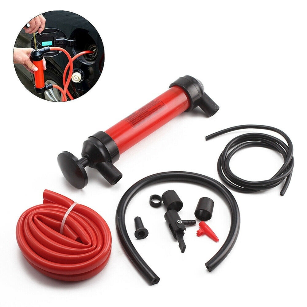 HAND TRANSFER SIPHON SYPHON & AIR PUMP FUEL OIL WATER DIESEL FLUID