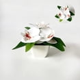 thumbnail image 4 of Dvumao Home Decor, Artificial Phalaenopsis Orchid Potted Plants Set With 7 Flowers Home Decor Orchid Wedding Fake Flower Set Ornament Decoration, 4 of 8