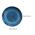 thumbnail image 2 of 1Pc Ceramic Western Food Steak Plate Practical Blue Spaghetti Serving Tray, 2 of 8