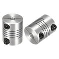 thumbnail image 6 of Uxcell 2PCS Motor Shaft 5mm to 7mm Helical Beam Coupler Coupling 25mm Dia 30mm Length, 6 of 6