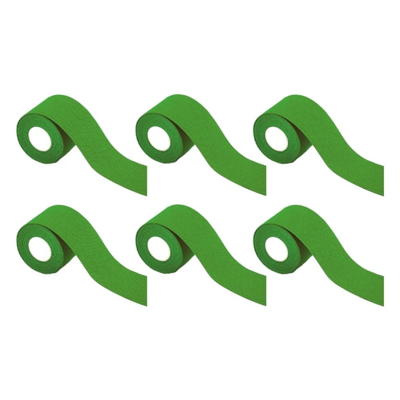 Cinta elegante de 6 rollos Eigraketly para recuperación atlética y parche muscular de protección de tobillos verde 3,8 cm