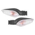 thumbnail image 2 of 12V Turn Lamp, Low Power Consumption Turn Signal Yellow Light Durable  For Motorbike Black Lens,Transparent Lens, 2 of 8