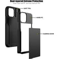 thumbnail image 3 of KOMI pour iPhone 13 Mini Étui avec Porte-Cartes [Ranger 5 Cartes] Étui Portefeuille Antichoc à Double Couche Robuste avec Fente pour Carte Cachée Grand Étui de Rangement pour iPhone 13 Mini (Noir), 3 of 5