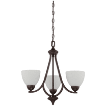 LUMINANCE F16083-64 Chandelier Preston 3 Lights Provincial Bronze