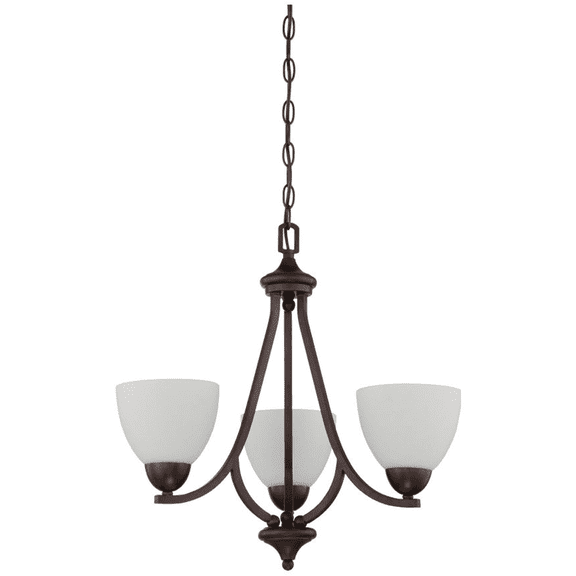 LUMINANCE F16083-64 Chandelier Preston 3 Lights Provincial Bronze