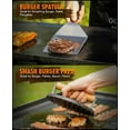thumbnail image 6 of Griddle Accessories Kit, Exclusive Griddle Tools Spatulas Set for Blackstone and Camp Chef-15PCS Flat Top Grill Accessories-Stainless Steel Grill Spatula Kit for Outdoor BBQ, 6 of 6