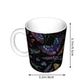 thumbnail image 2 of Yiaed Lavender Flowers Print Ceramics Coffee,Large Handle Design,Extra Large Tea and Coffee Cup for Office and Home Mugs, 2 of 6