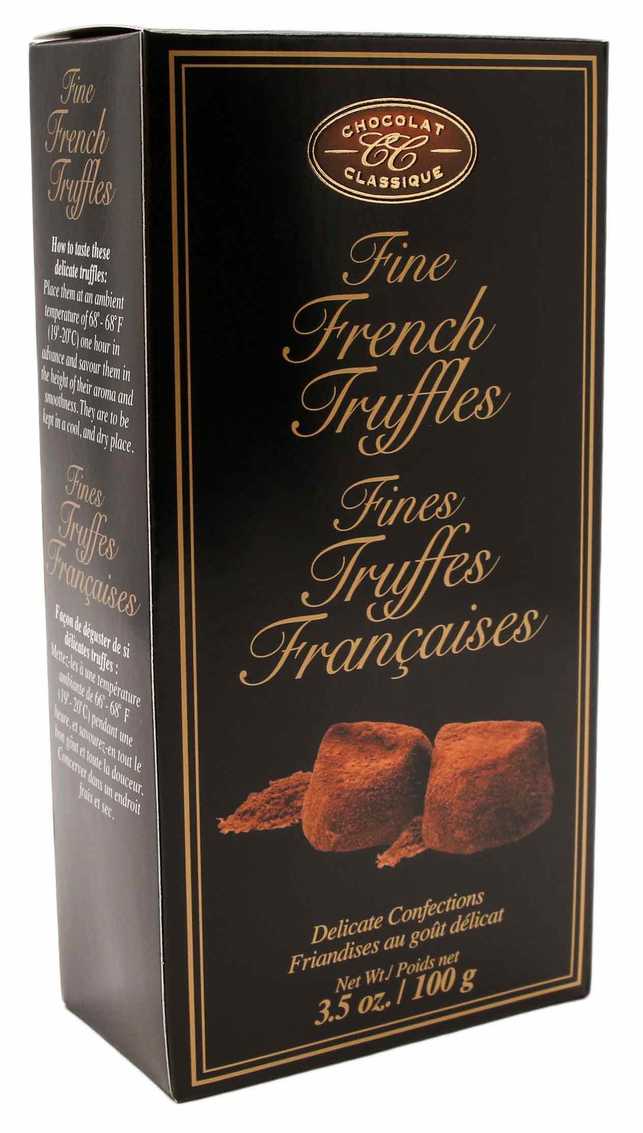 Chocolate Dusted Fine French Truffles Gift Box