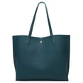 thumbnail image 3 of Dreubea Bolso de hombro de piel sintética suave para mujer, bolso de mano con borlas de gran capacidad, 3 of 5