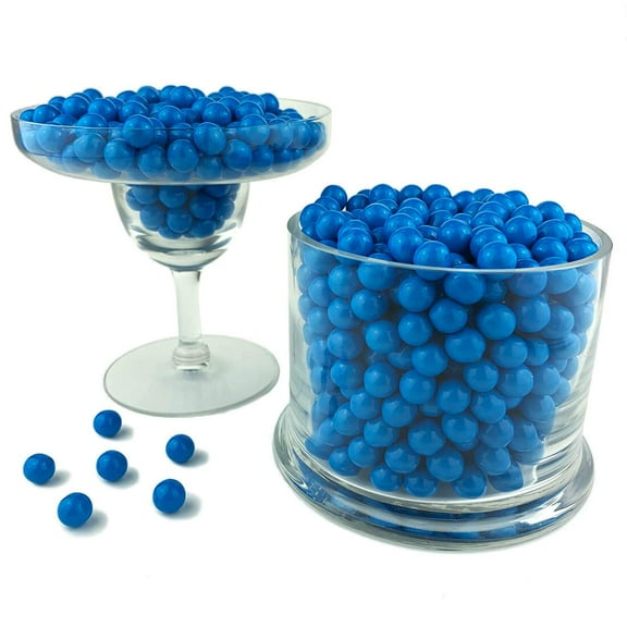 Color It Candy Decorative Sixlets Chocolatey Candy Pegs, Blue, 2 lb. Bag