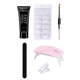 thumbnail image 3 of Xihbxyly Kit de Extensión de Uñas, Juego Completo de Pegamento En Gel, Herramientas Profesionales para Manicura, Lámpara Uv Led Incluida, Fácil Aplicación, Ideal para Quienes Disfrutan Del Diseño de, 3 of 3