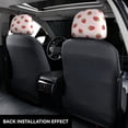 thumbnail image 3 of Kdxio Strawberry Pattern Print 2 Piece Car Head Rest Covers Set Auto Front/Rear Seats Headrest Cover Universal Fit Most Cars,Sedan, SUV, 3 of 9