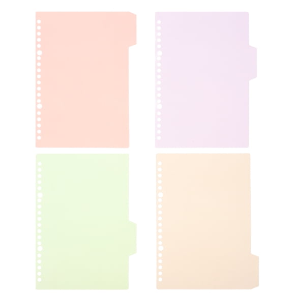 unbranded 4Ud Divisores Para Con Pestañas Multiusos Con Bolsillos En Material PP Resistente Multicolor