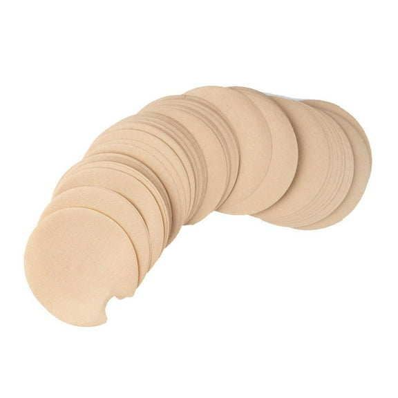 Reusable 50-Pack Paper Coffee Capsule Filters for Tassimo and Nespresso Machines Eco-Friendly BPA Free