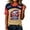 03-Khaki, variant on JULMCOMO Women's Summer Tops 2026 Soccer Cup V Neck Short Sleeve Fan Wear USA Soccer Jersey American Flag Football Graphic Tees Wine L