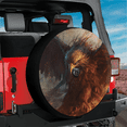 thumbnail image 2 of Lotusprinthandmade Eagle Graphic Spare Tire Cover With Backup Camera Hole, Eagle Spare Tire Cover, 2 of 7