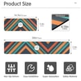 thumbnail image 3 of Yayeee Faucet Mat for Kitchen Sink 30" Diatomite Long Splash Guard Pad, Retro Stripes, 3 of 7
