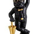 thumbnail image 5 of Figurine Bulldog Desk Storage Tray Statue Beautiful Handcrafted Resin Bulldog Storage Key Tray for Home Porch, 5 of 5