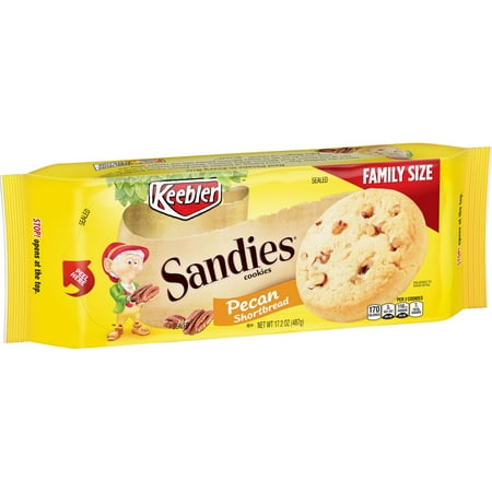 (2 Pack) Keebler Sandies Pecan Shortbread Cookies, 17.2