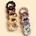 thumbnail image 4 of RAGUPEL 24 Pcs Scrunchies,Elegant Satin and Stable Hold Hair Scrunchies for Women's Hair,Big Loop and Gentle on Hair Scrunchies for Girls,Blue, 4 of 5
