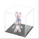 thumbnail image 3 of Mostrar caja encimera protección a prueba de polvo Organizador cuadrado Soporte de plástico simple decoración domiciliaria auto-ensamblaje para juguetes Coleccionables 10 * 10 * 14 Advancent HA011193-02, 3 of 6