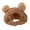 brown, variant on TISHITA Cat Costume Hat Small Pet Headwear Walking Party Cosplay Caps Pet Ears Warm Hats white and black