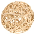 thumbnail image 1 of 1Set Khaki Rattan Ball Decorative Style Bar Decor Plastic Wicker Willow Vine Craft, 1 of 8