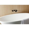 thumbnail image 2 of Kingston Brass KS5020RX Belknap Two-Handle Wall Mount Roman Tub Faucet, Matte Black, 2 of 7