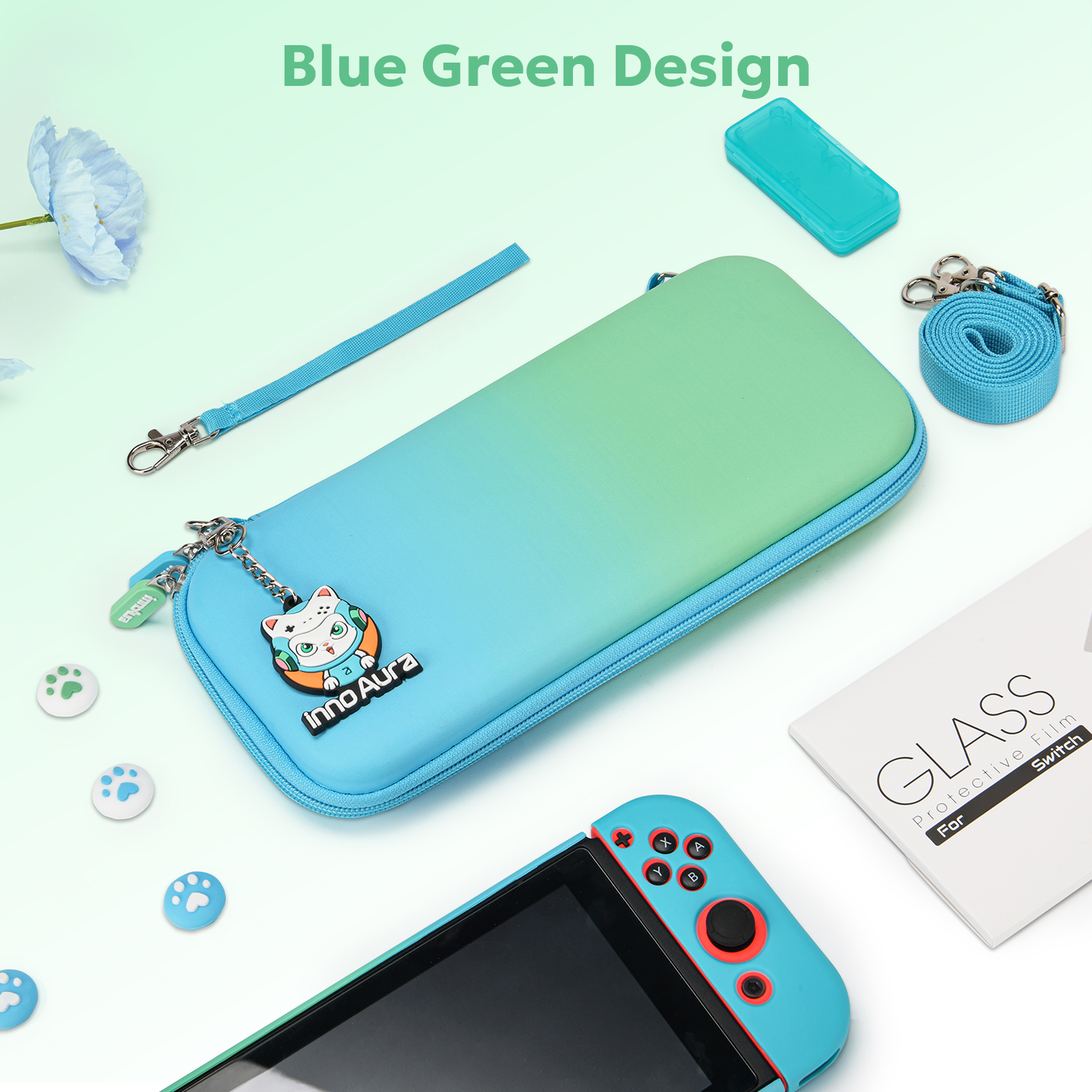 Switch Case for NS Switch, 16 in 1 Switch Accessories kit with