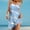 Light Blue, variant on Generic Summer Dresses for Women Casual Crew Neck Sleeveless Trendy Design Sundresses Flowy Swing Loose Beach Dress
