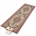 thumbnail image 2 of Runner Rug 2 x 6 Ft, Farmhouse Boho Washable Non-Slip Floor Mat for Kitchen Hallway/Entryway, Aztec Southwest Tribal Abstract Floral Long Kitchen Runner Area Rugs for Living Room, Low-Profile, 2 of 7