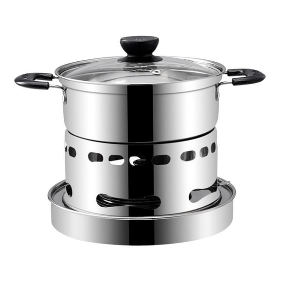 Olla caliente Plato individual chino para frotar juego de fondue de chocolate caliente olla para derretir utensilios de cocina 18 cm perfecl