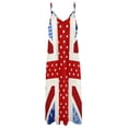thumbnail image 6 of British Flag with Patterned Quilt Design Sleeveless Dress Loose Women's Dress Dresses Luxury Evening Dresses, 6 of 9