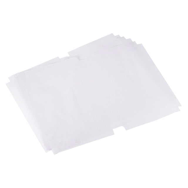 Unique Bargains 13.4x18.5" Clear Book Cover, 10Pcs PP Durable Self Adhesive Textbook Protector Liner, Transparent