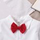 thumbnail image 5 of Conjunto de manga larga con cuello vuelto para recién nacidos, ropa de invierno para niños, conjunto de pantalones con tirantes de manga larga de color liso, conjunto para niños, 5 of 8