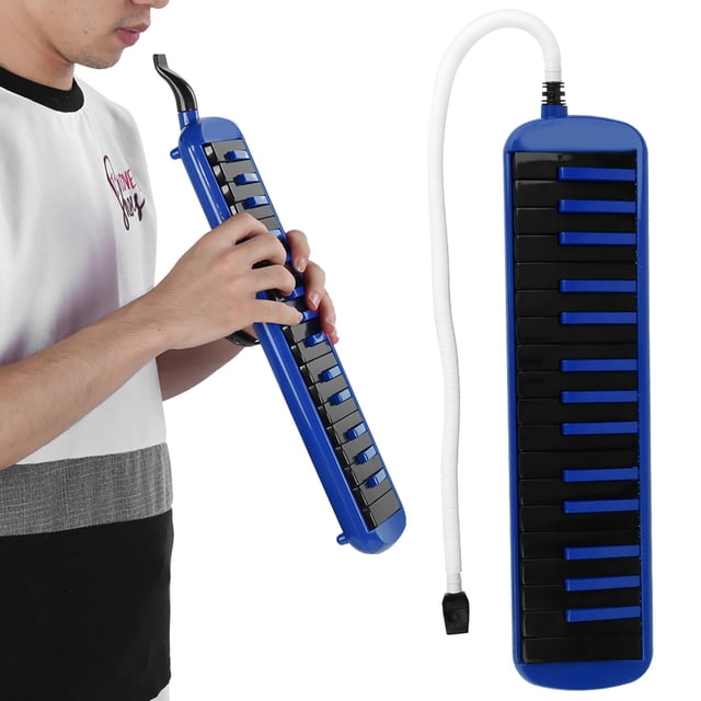 Melódica de 32 Teclas, Instrumento de Viento de Diseño Ergonímico Con Teclado Incorporado Para Principiando o Amantes de la Melódica, incluido bolsa Eva 3d