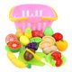 thumbnail image 4 of Paquete de 20 juegos de frutas para cortar juguetes simulados ños Rosado Sunnimix Simulación de frutas y verduras, 4 of 6