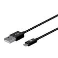 thumbnail image 2 of Monoprice USB-A to Micro B Cable - 6 Feet - Black, Polycarbonate Connector Heads, 2.4A, 22/30AWG - Select Series, 2 of 6