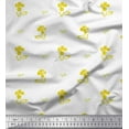 thumbnail image 1 of Soimoi Cotton Duck Fabric Leaves & Floral Artistic Printed Fabric 1 Yard 42 Inch Wide, 1 of 3