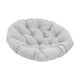 thumbnail image 3 of Cojín acolchado para asiento, cojín redondo para silla con forma de huevo, multifuncional, cómodo, para silla de jardín, para interior y exterior, Gris claro, 3 of 9
